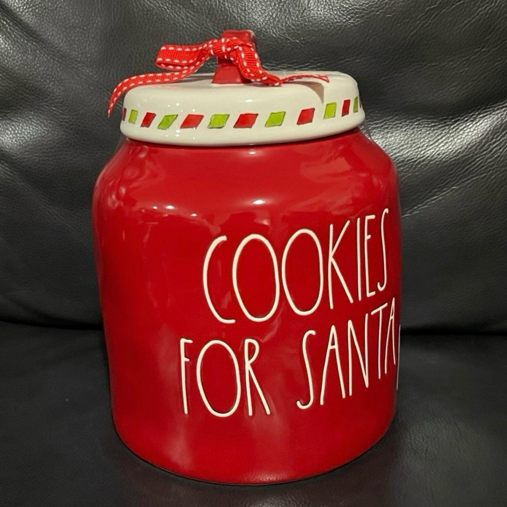 Christmas Rae Dunn Canister COOKIES FOR SANTA